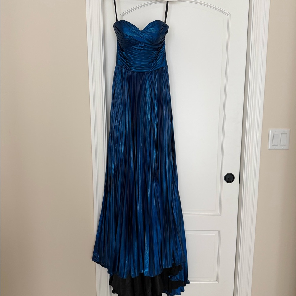Strapless Midnight Blue Gown